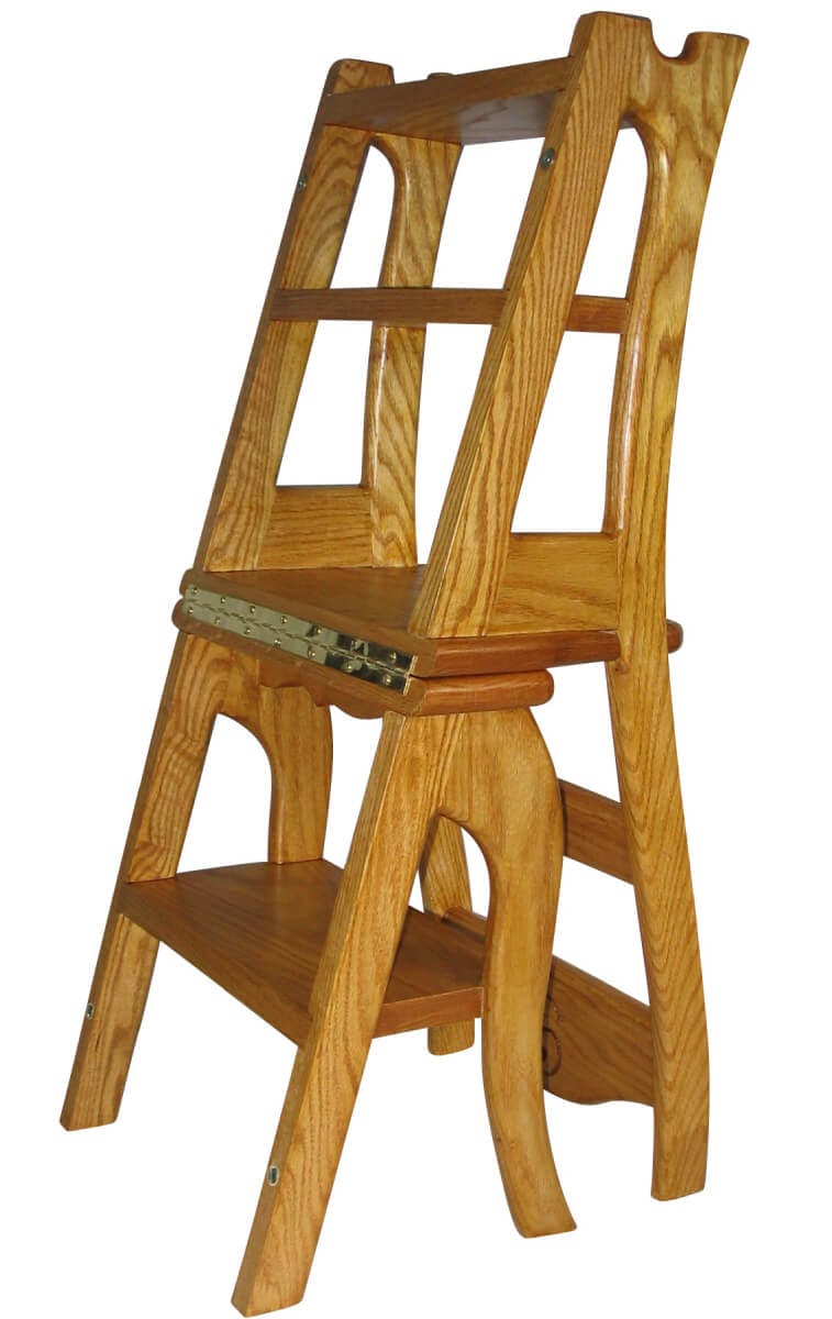 Chair / Step Ladder in Oak